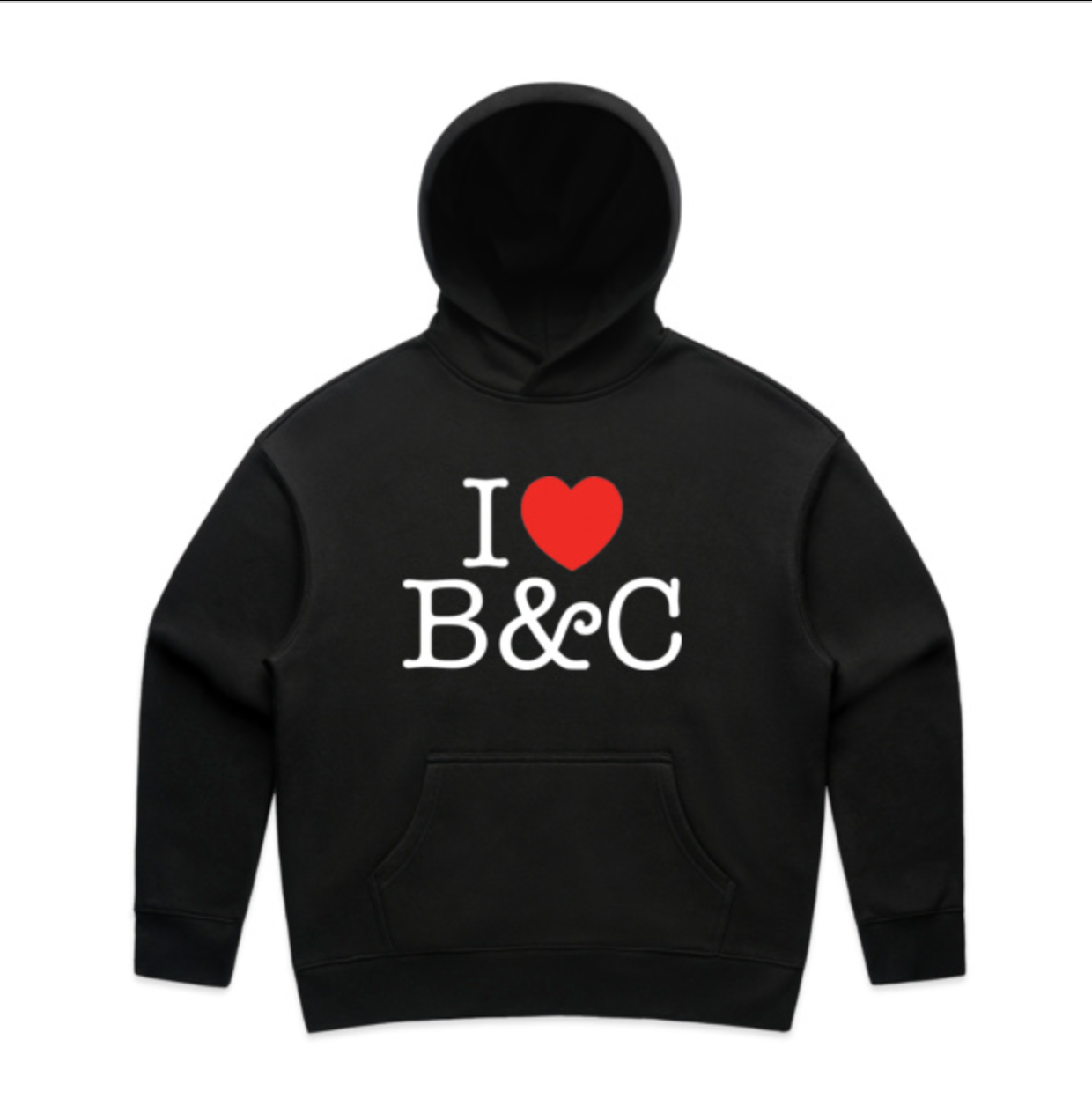 I Heart B&C Relaxed Hoodie