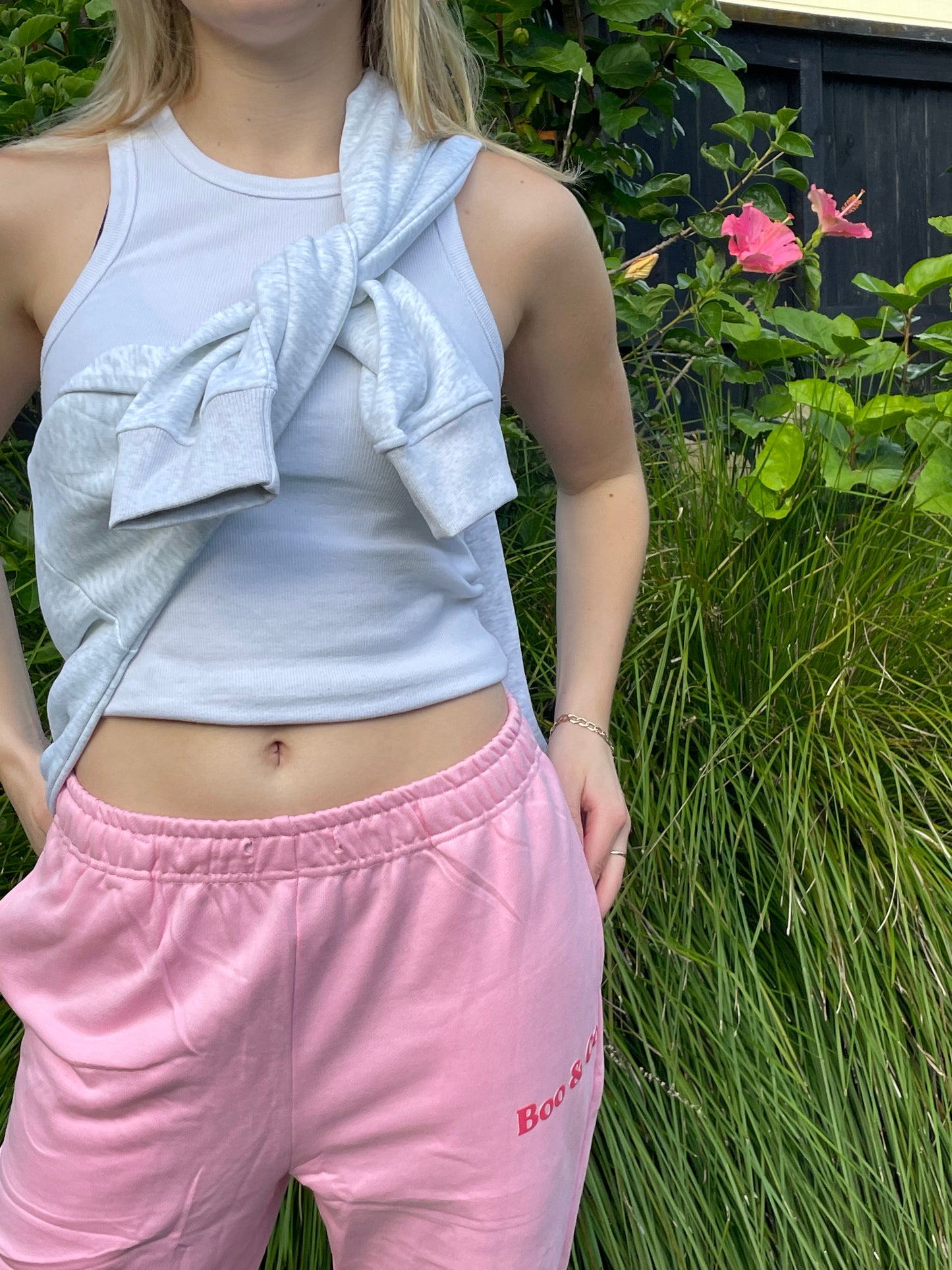 Puff Track Pants - Fairy Floss